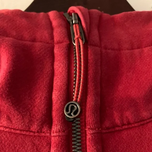 lululemon athletica Scuba Full-Zip Red Hoodie - Picture 6 of 7